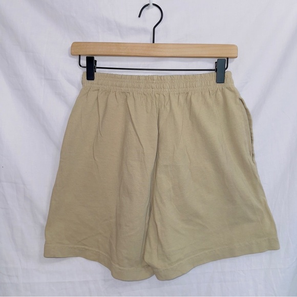 Talentless brown high waisted pull on casual loungewear sweat short size small - Picture 4 of 4